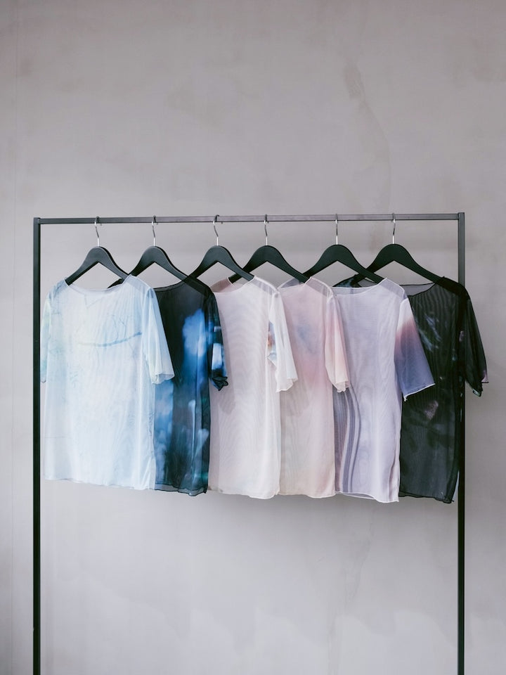 Half Sleeve Sheer Top