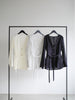 Shaped Button Sheer Jacket