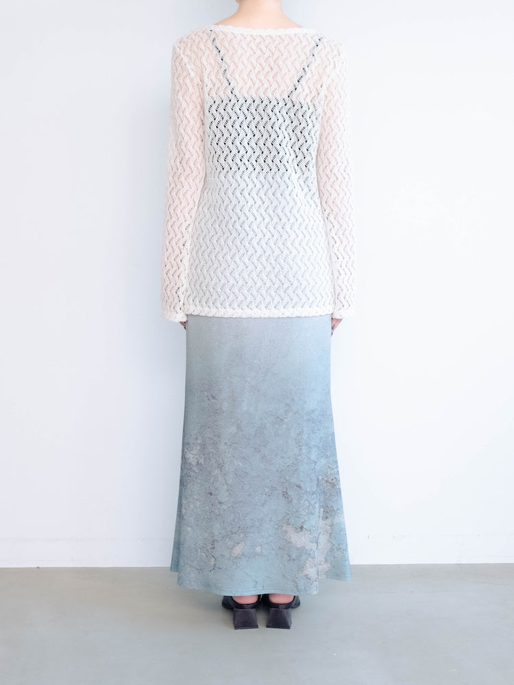 モデル身長：162cm / カラー：Ivory
