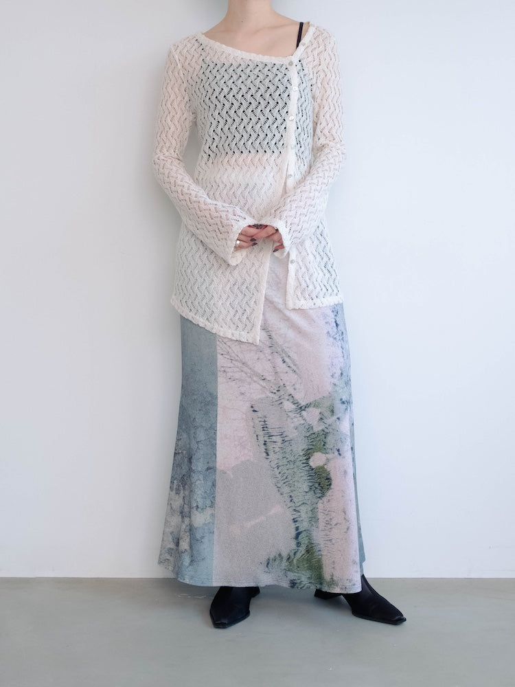 モデル身長：162cm / カラー：Ivory