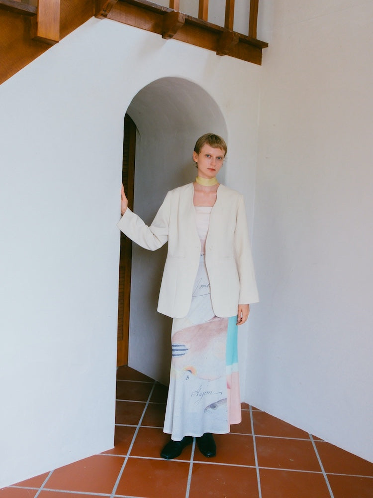 モデル身長：172cm / カラー：Cream
