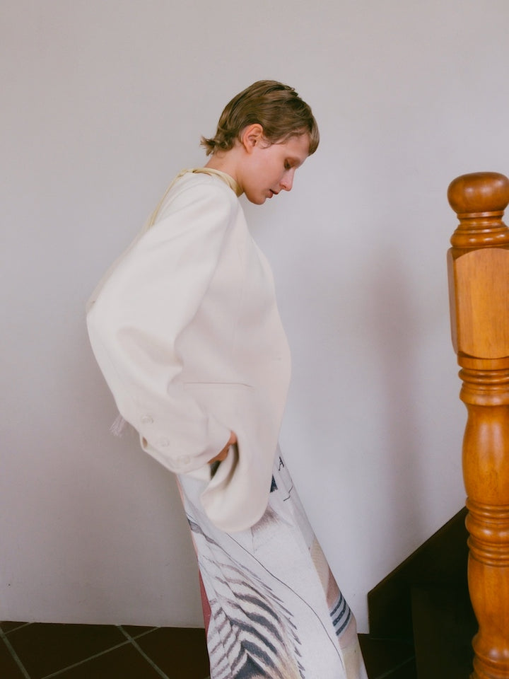 モデル身長：172cm / カラー：Cream