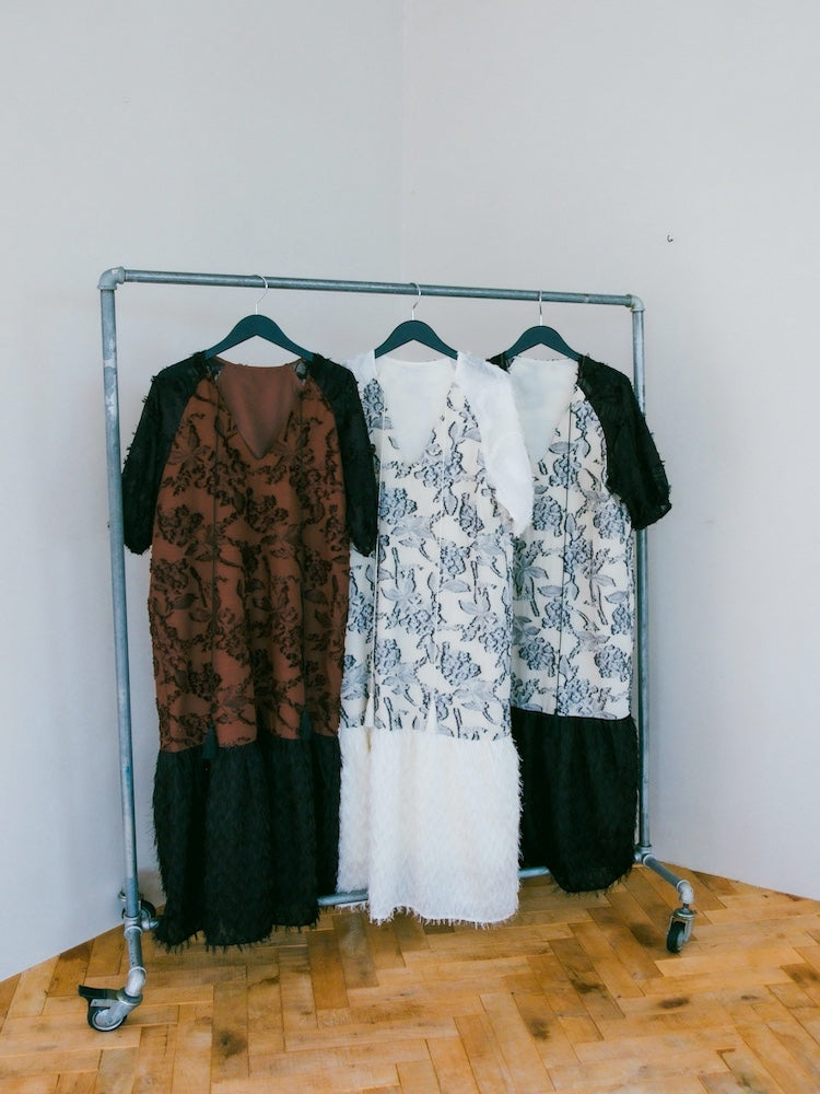 Jacquard Panel Dress