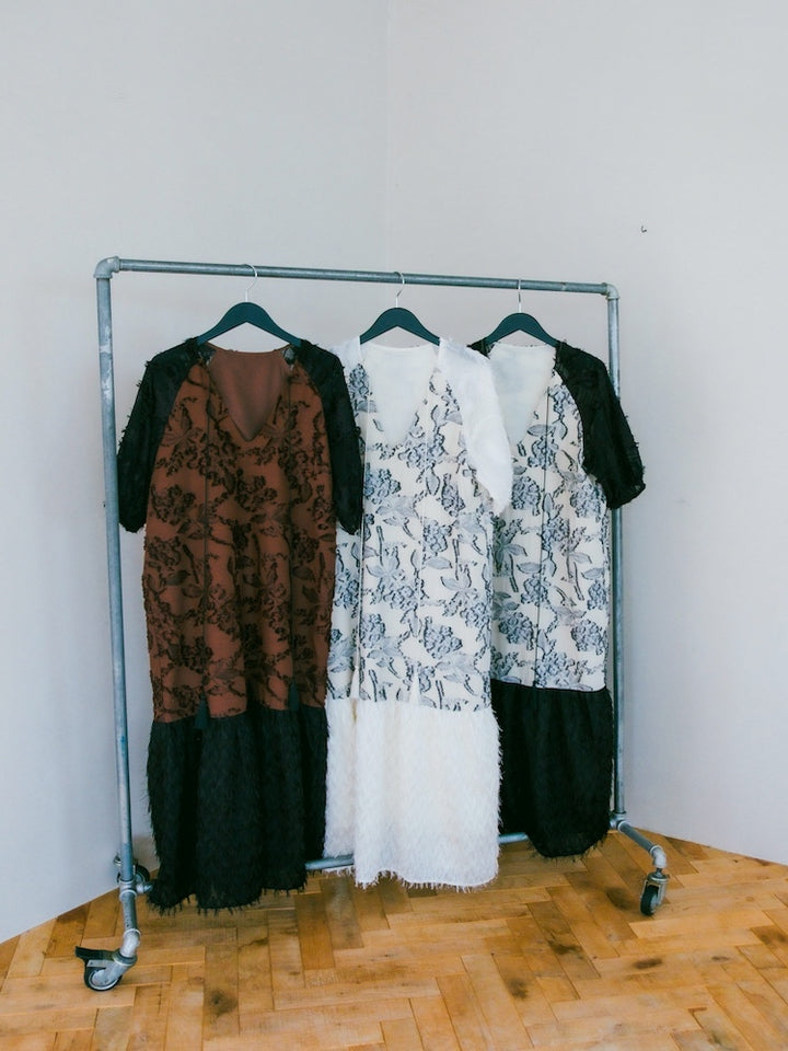 Jacquard Panel Dress