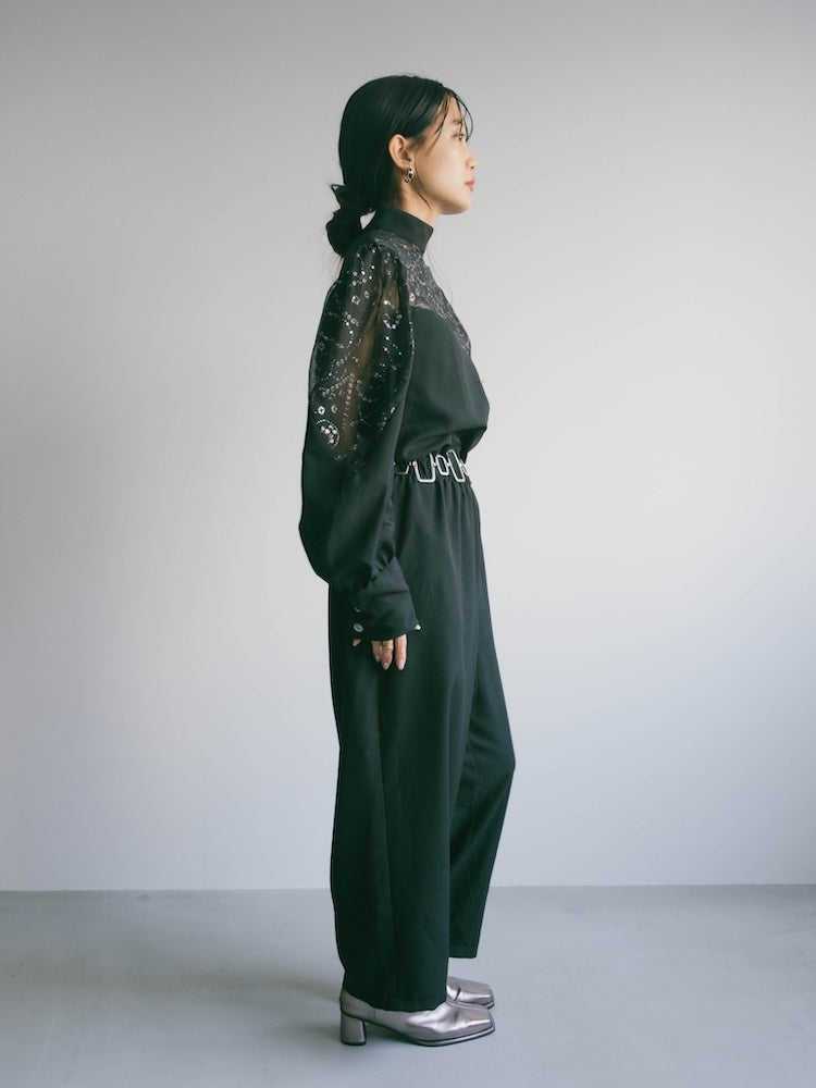 80s Polyester Lame Print All-in-one – MARTE