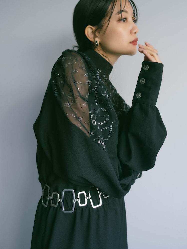 80s Polyester Lame Print All-in-one – MARTE