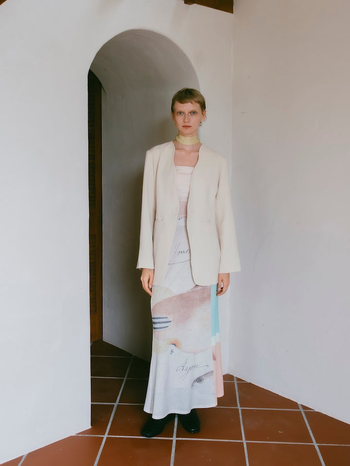 モデル身長：172cm / カラー：Cream 