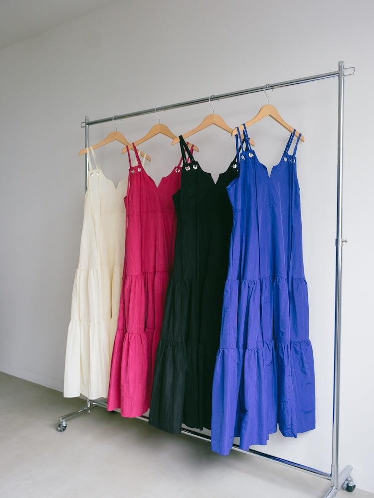 MARTE Eyelet Tiered Dress