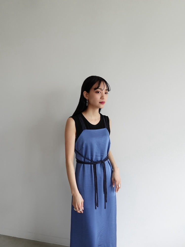 Back Cross Spaghetti Dress｜バッククロスドレス – MARTE