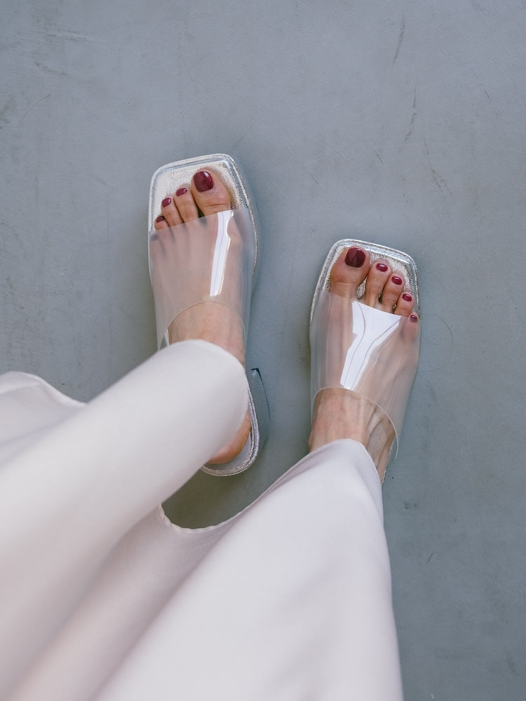 【WEB限定】Clear Sandals