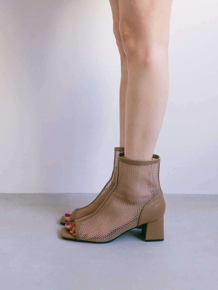 サンダル・ミュール Fishnet Mesh Leather Sandal Fishnet Sandals
