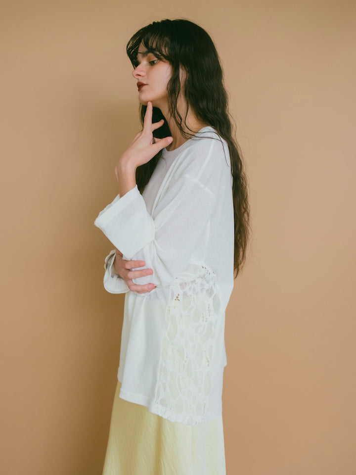 モデル身長：173cm / カラー：Ivory