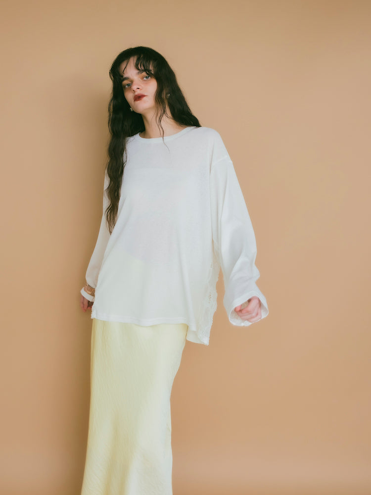 モデル身長：173cm / カラー：Ivory