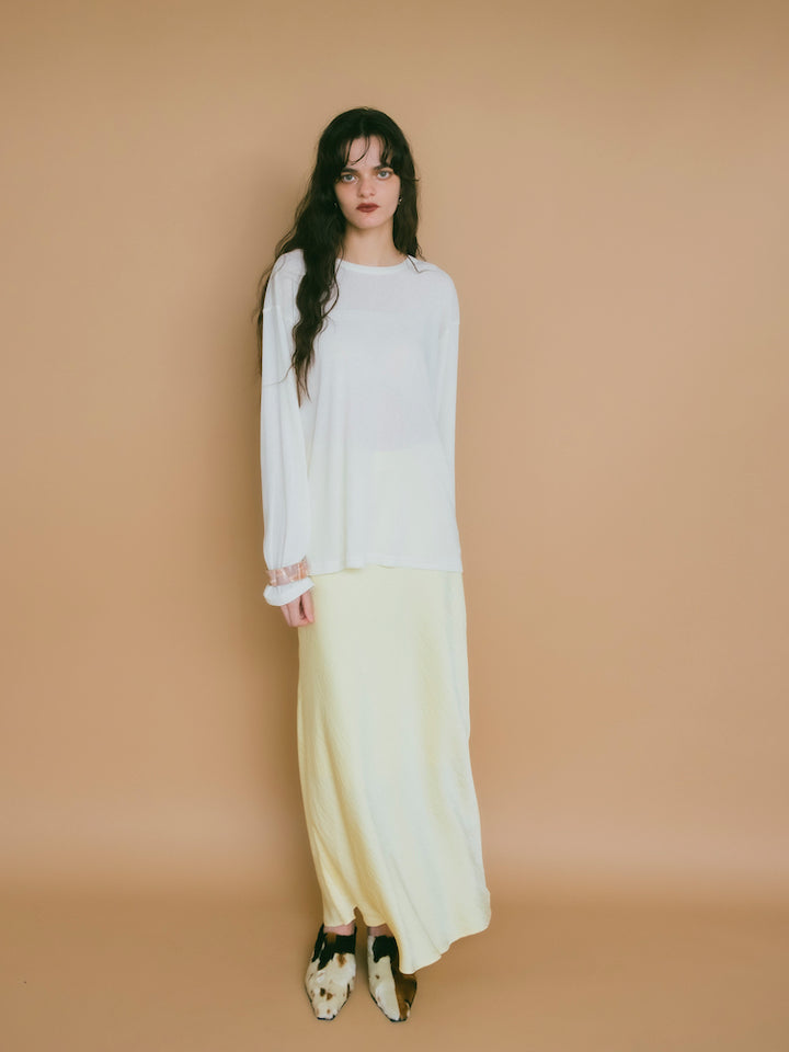モデル身長：173cm / カラー：Ivory