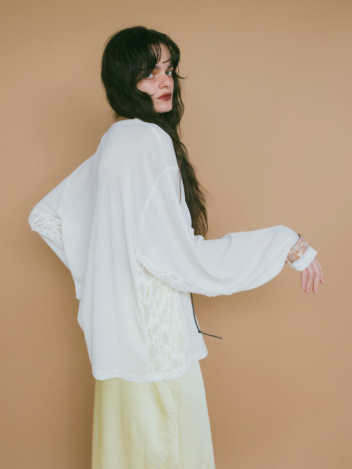 モデル身長：173cm / カラー：Ivory