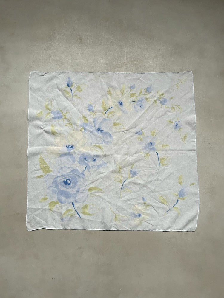 Vintage Scarf / Water Rose