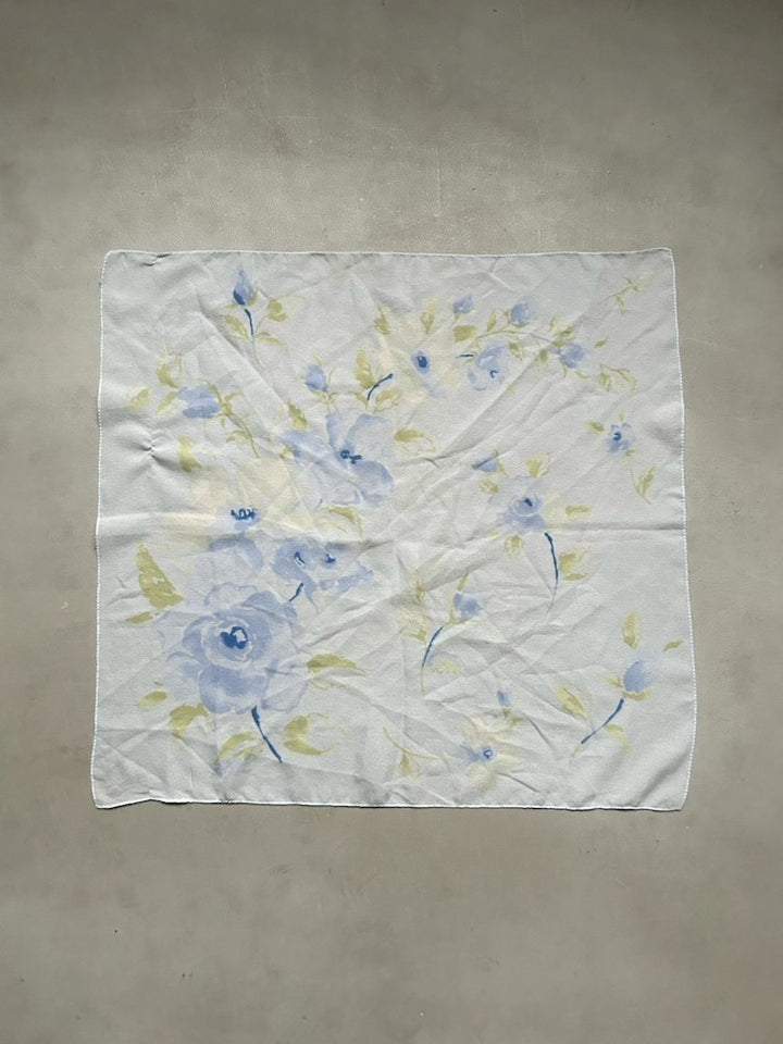 Vintage Scarf / Water Rose