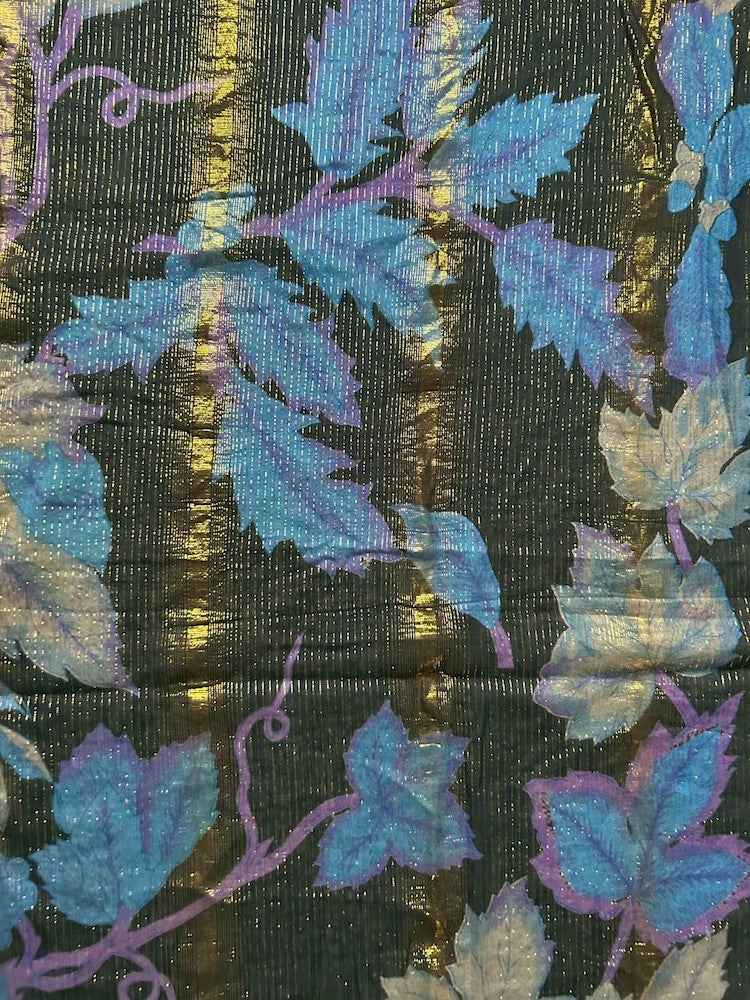 Vintage Scarf / Night Botanicals