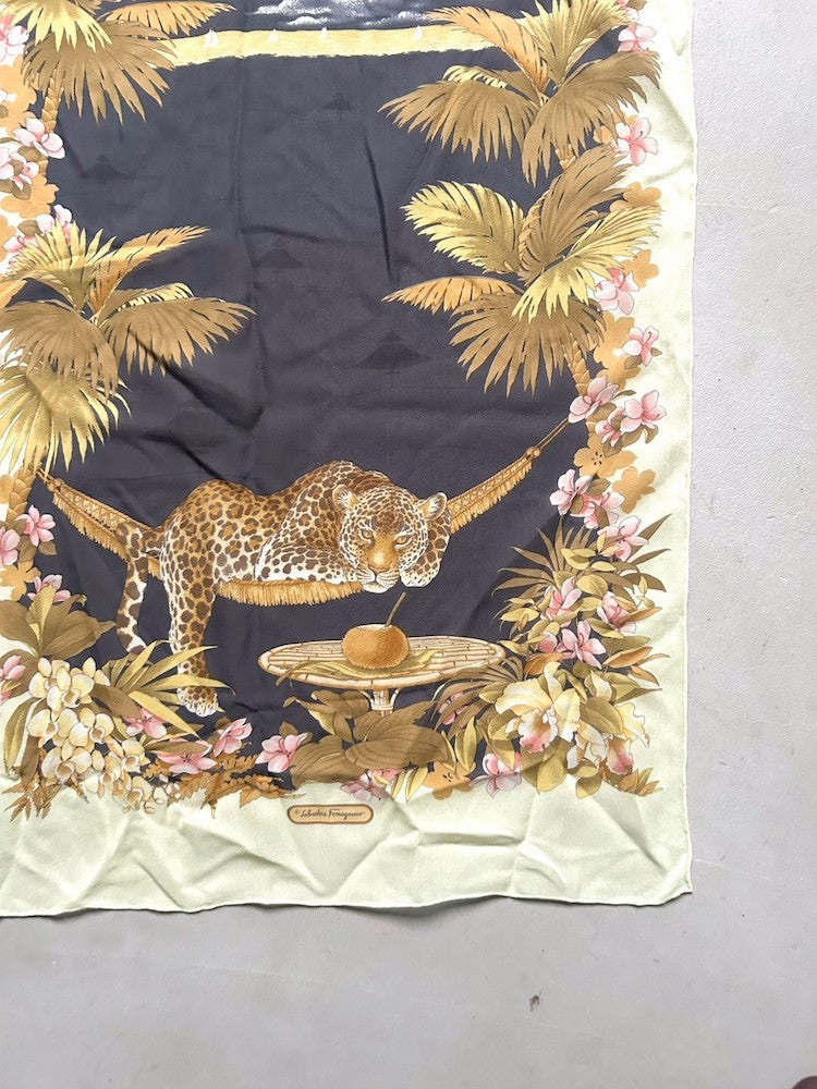 Vintage Scarf / Japonism Art