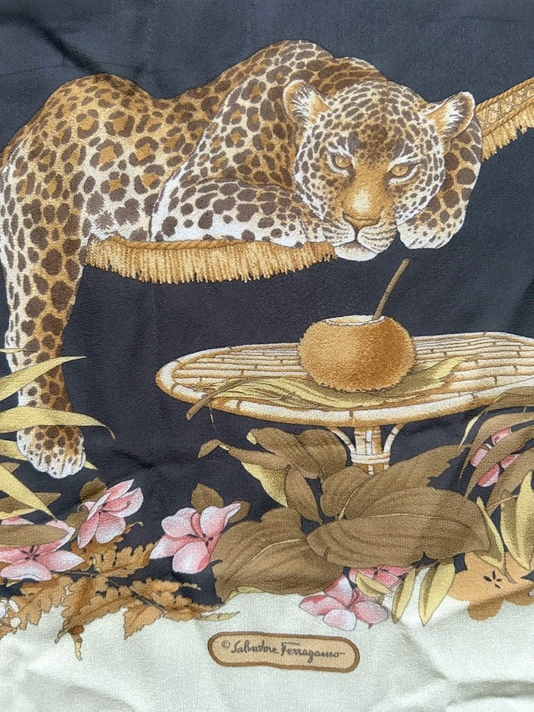 Vintage Scarf / Japonism Art