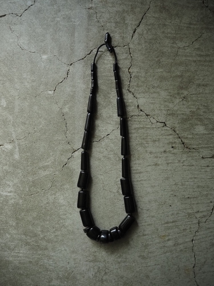 Odd Shaped Black Necklace