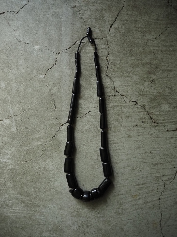 Odd Shaped Black Necklace