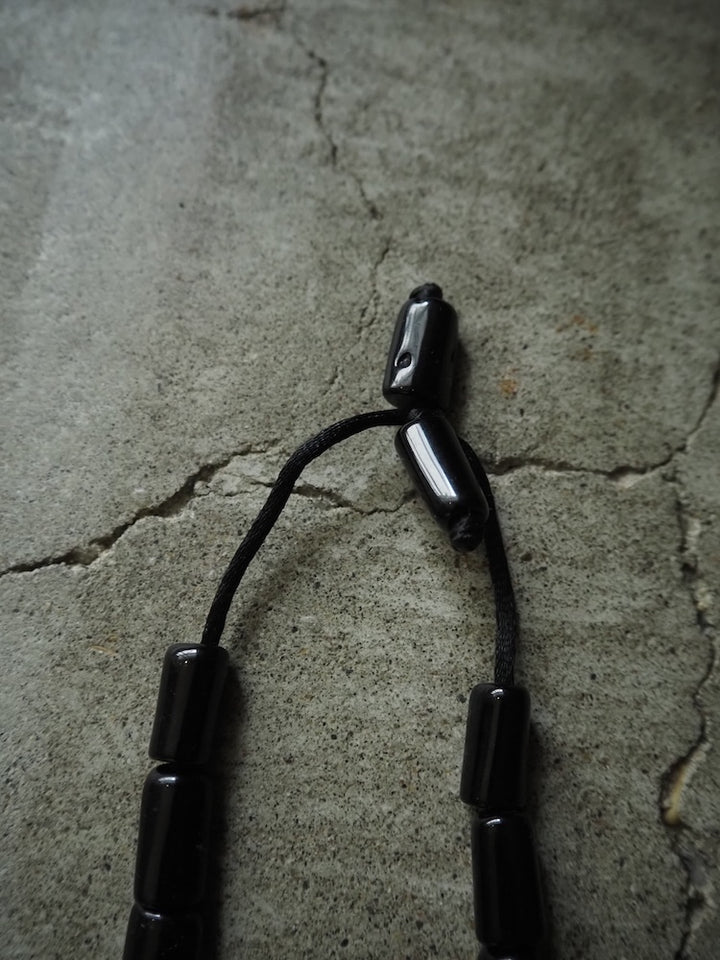 Odd Shaped Black Necklace