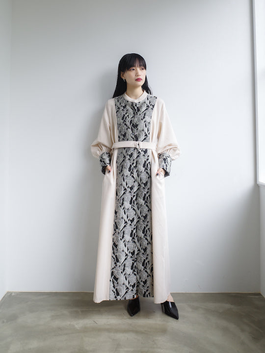 sahara / Center Jacquard Dress / ワンピースmarte