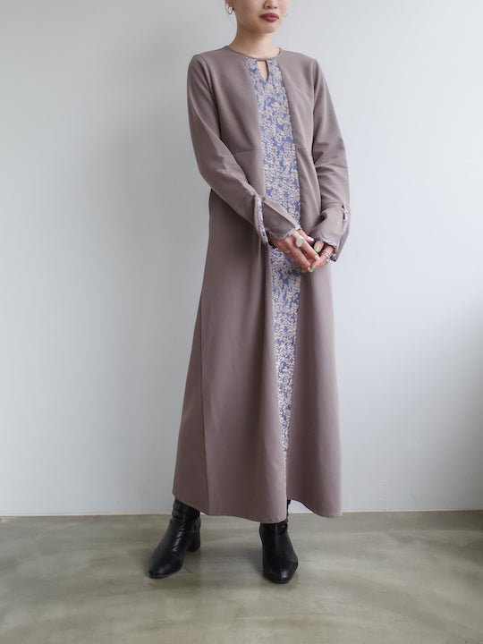 Center Jacquard Dress|センタージャガードドレス – MARTE Center Jacquard Dress|センタージャガードドレス – MARTE