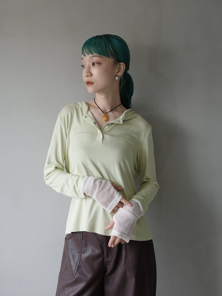 モデル身長：167cm / カラー：LightGreen