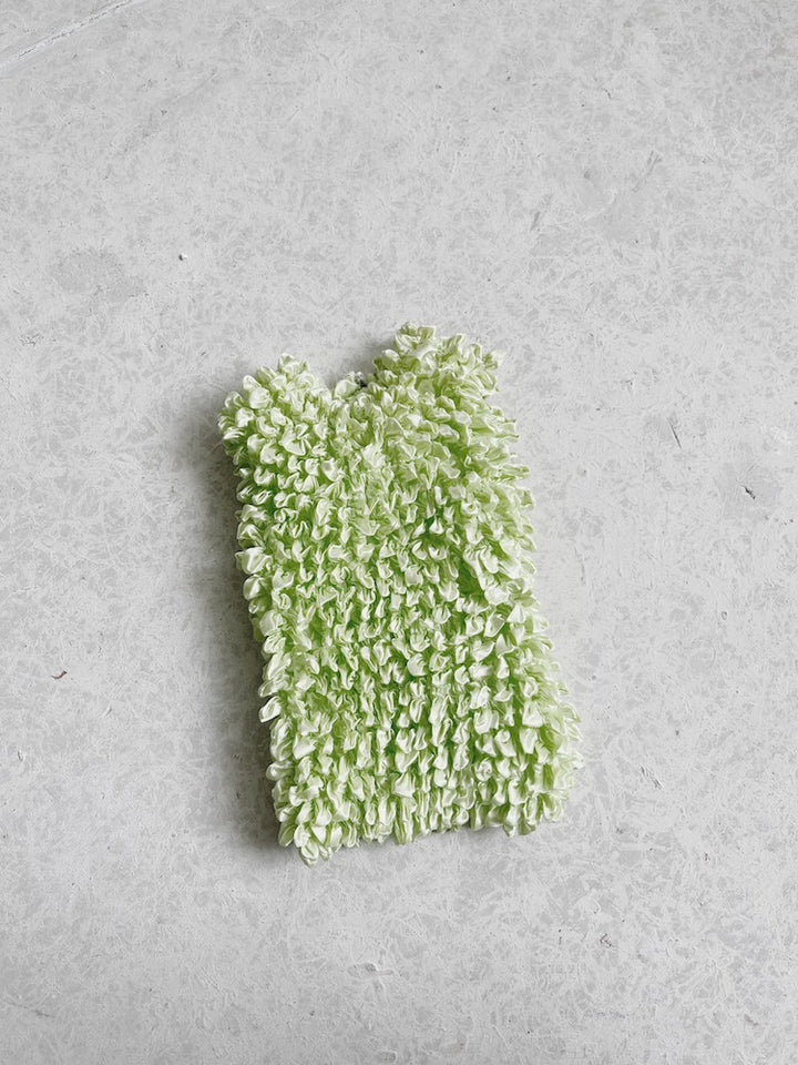 Sleeveless Popcorn Top / Lime