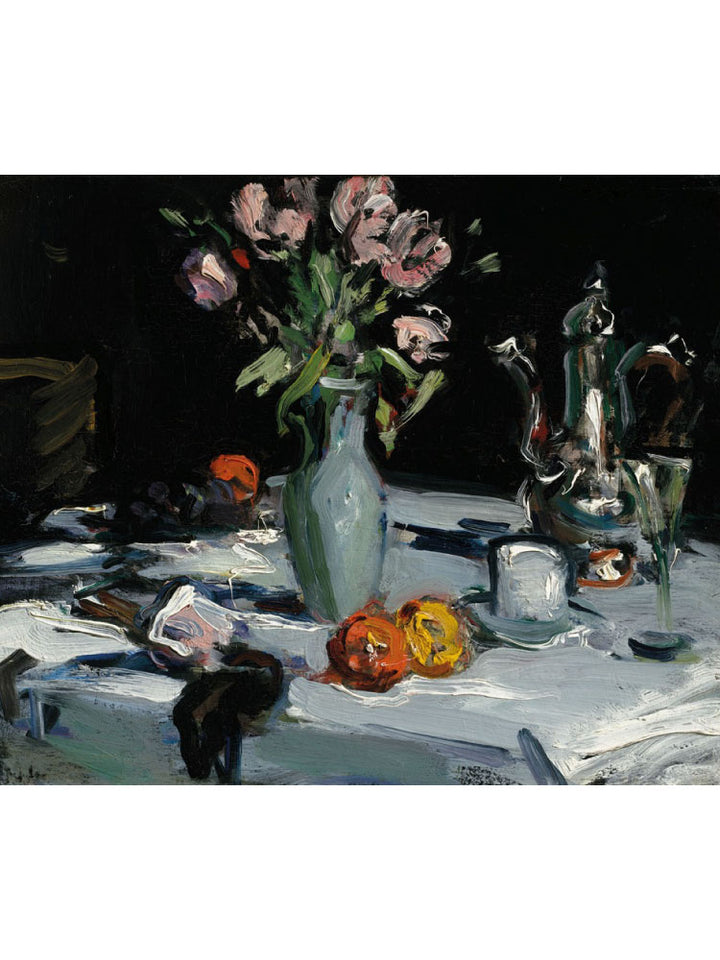 カラー：02 Tulips and  Pot（1905年　作品名「Tulips and a Coffee Pot」※参考：外部リンク ArtVee）