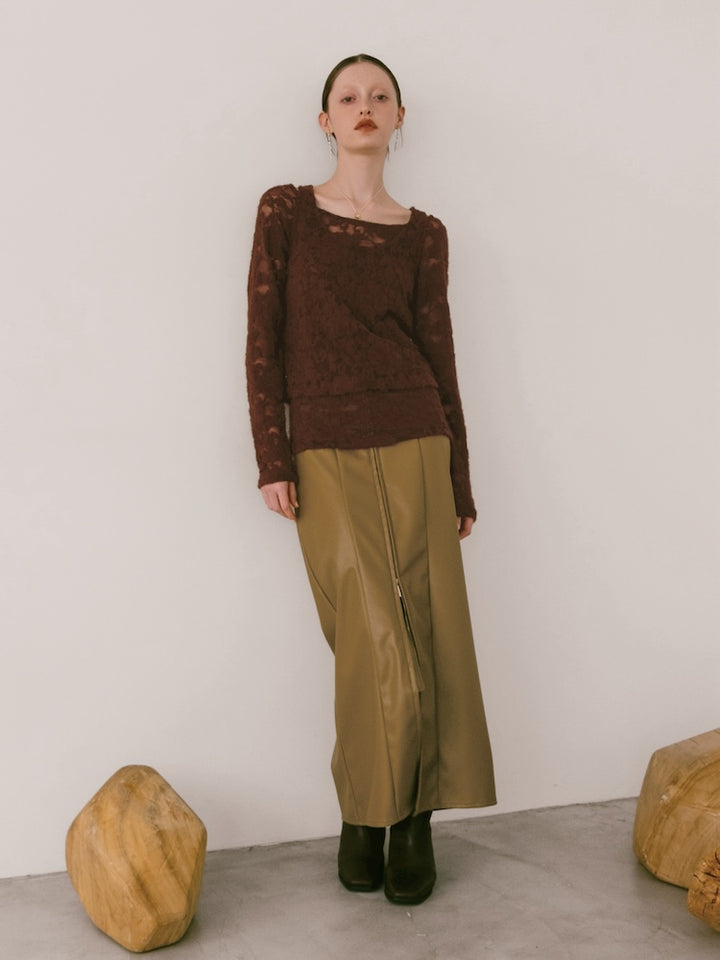 モデル身長：170cm /カラー：Brown