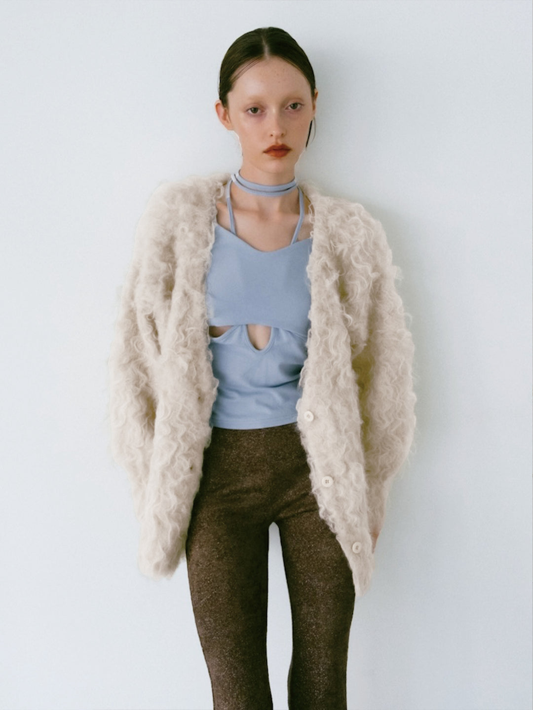 モデル身長：170cm / カラー：Ivory