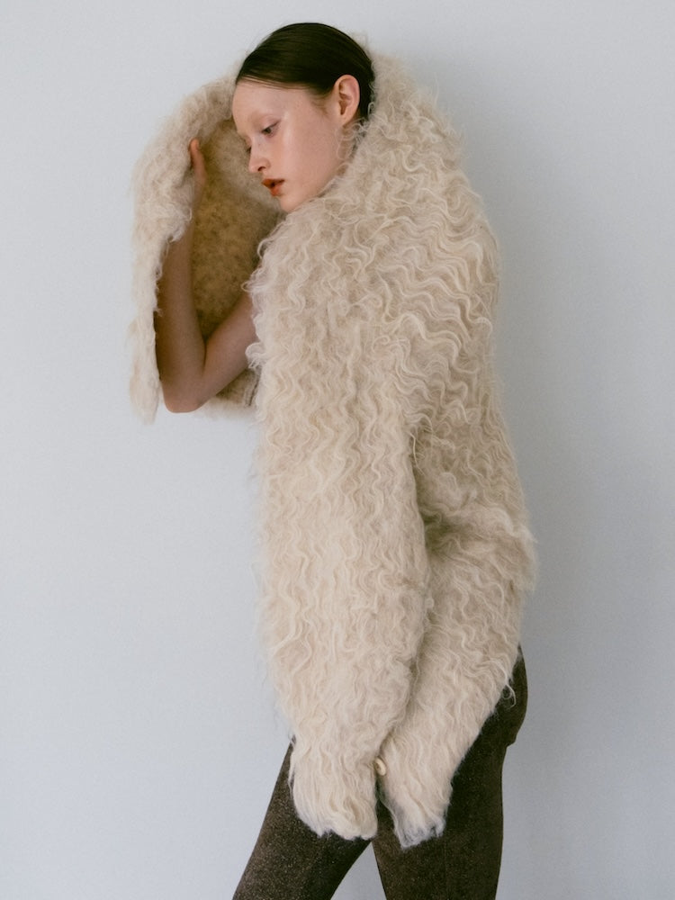 Carl Shaggy Knit Cardigan – MARTE