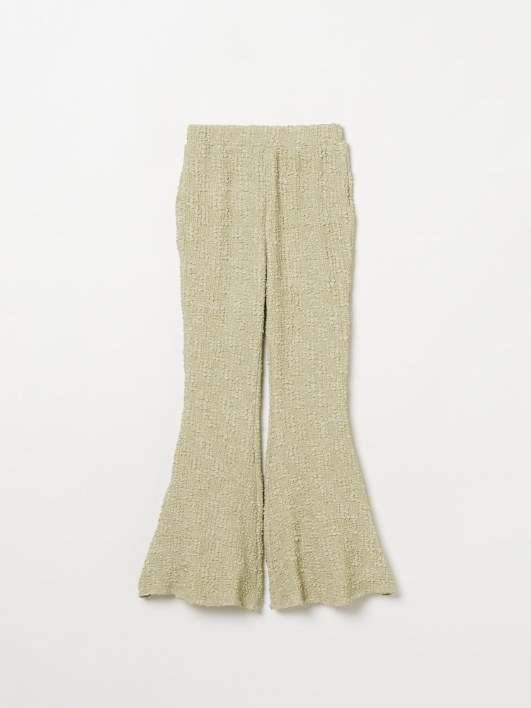 Puff Jacquard Stretch Pants
