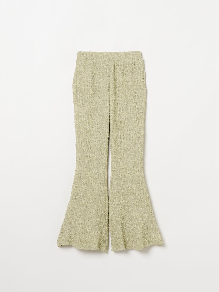 Puff Jacquard Stretch Pants