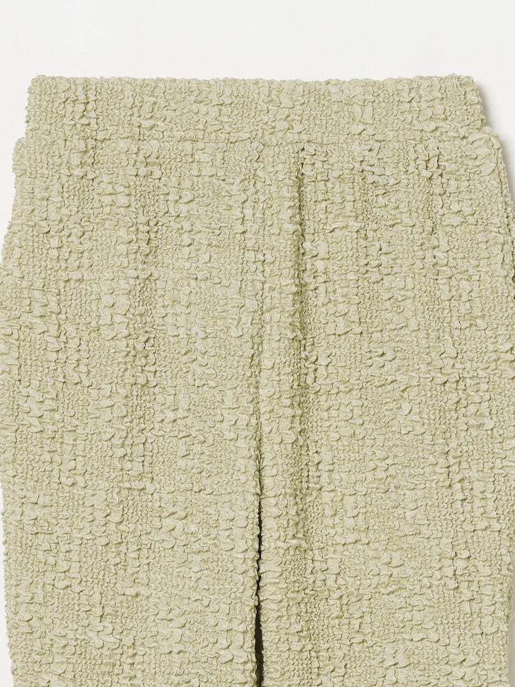 Puff Jacquard Stretch Pants