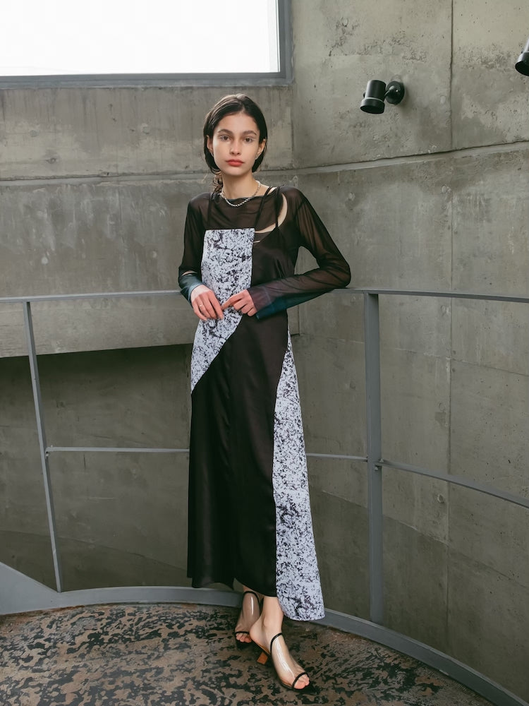 Wave Design Camisole Dress – MARTE