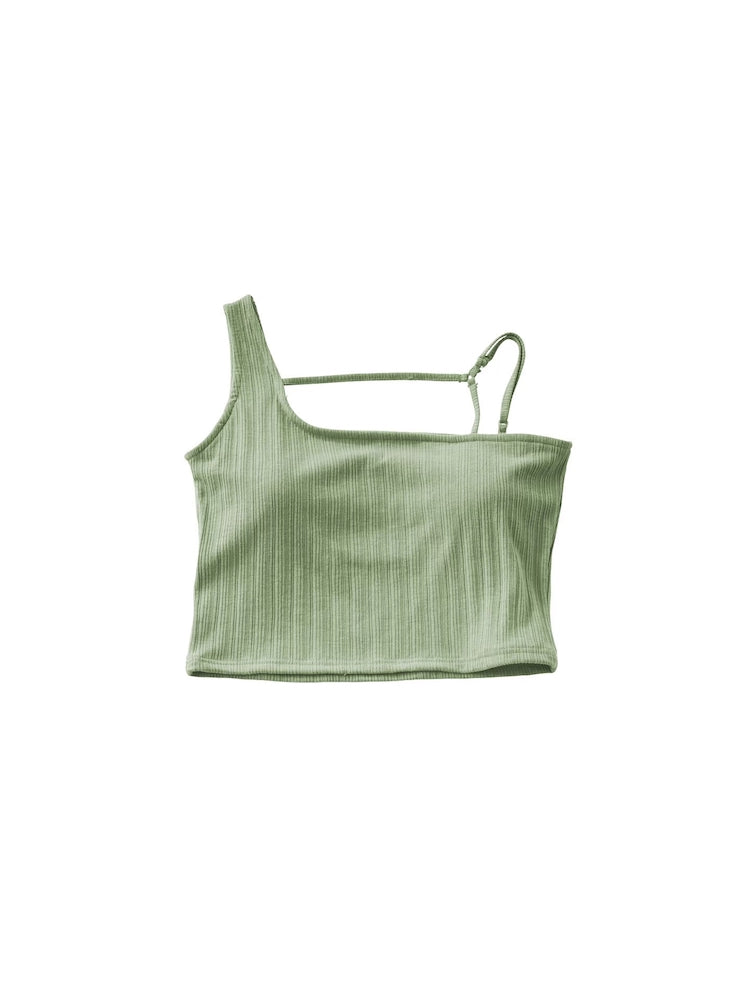 Asymmetry Cup Sleeveless Top – MARTE