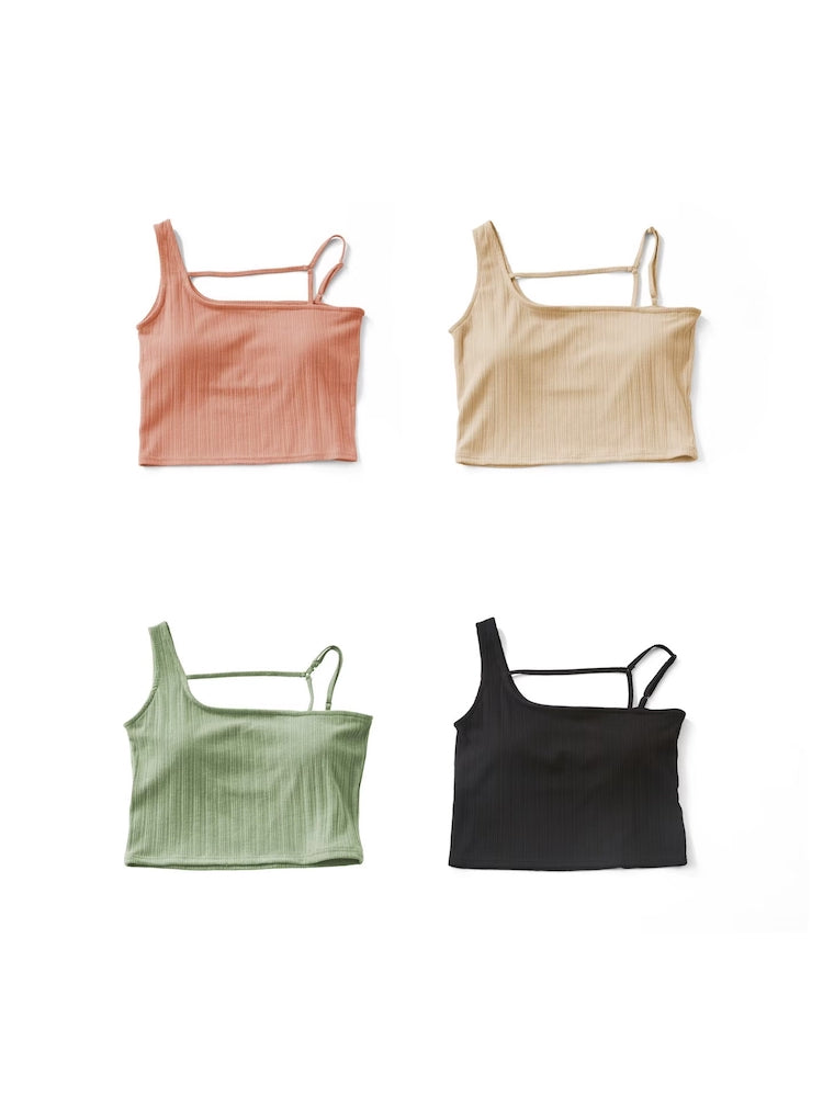 【美品】eaphi ASYMMETRY CUP CAMISOLE Asymmetry Cup Sleeveless Top – MARTE