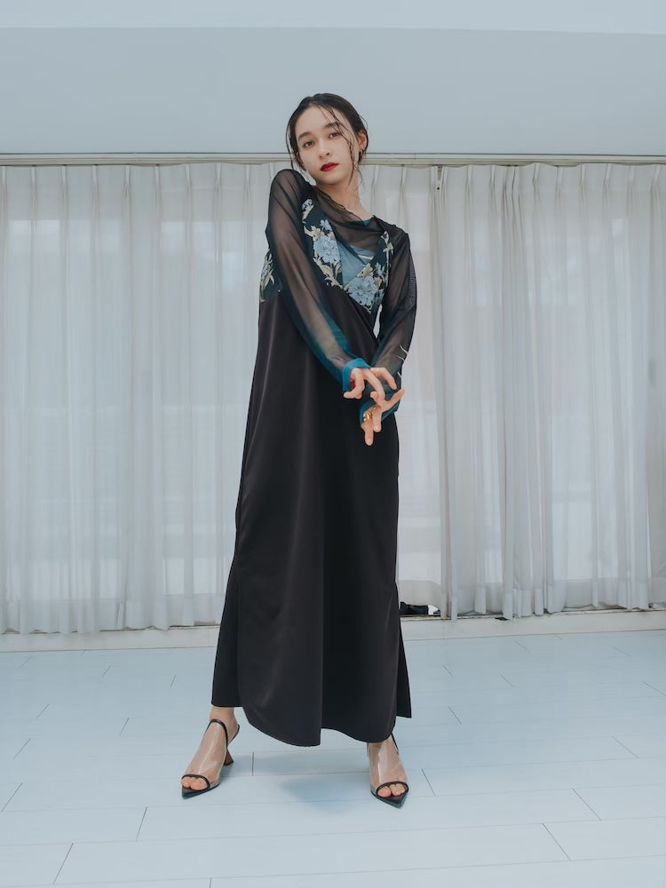 MARTE sahara JQD Back Cross Cami Dress