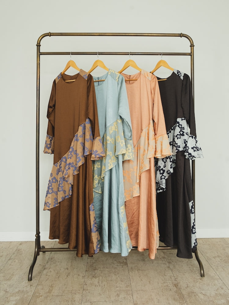 Flower Flare Docking Dress – MARTE