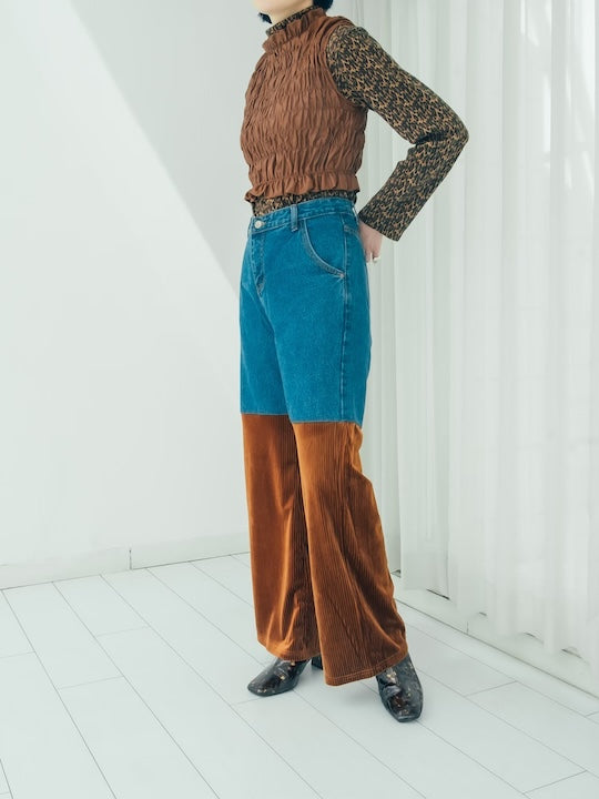 Denim Docking Pants / Brown