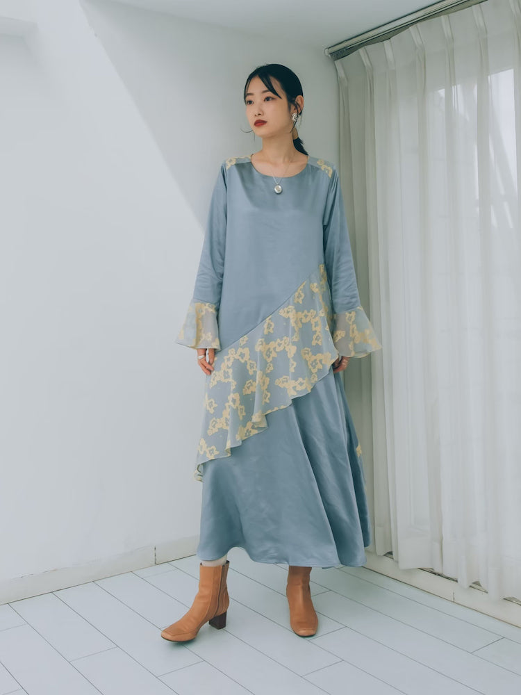 Flower Flare Docking Dress – MARTE