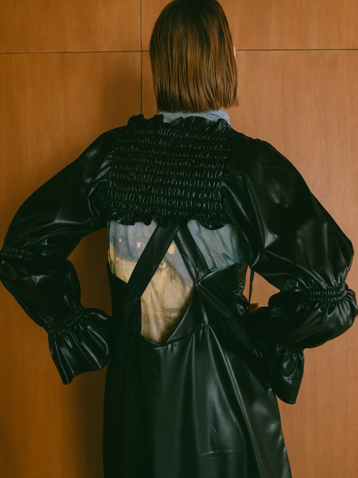 Fake Leather Bolero