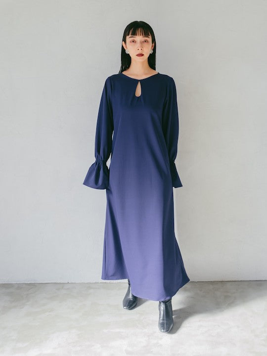 Flower Collar Dress｜花柄つけ襟ドレス – MARTE