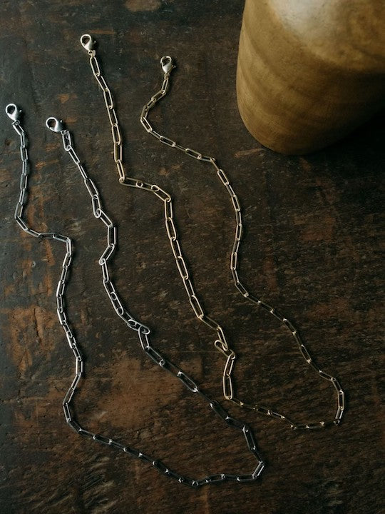 3way Long Frame Chain Necklace / Mask chain