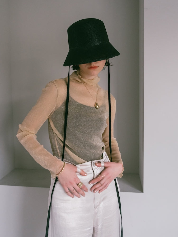 Glitter Sheer Top｜グリッターラメシアートップス – MARTE