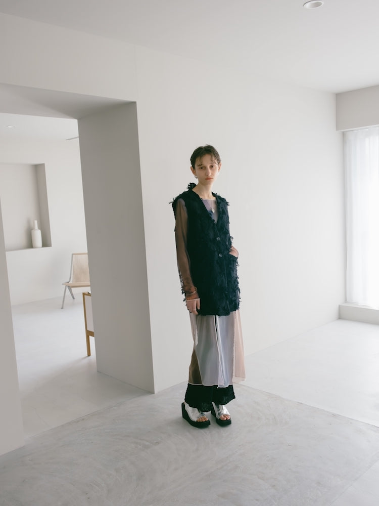 Cut Jacquard Vest｜カットジャガードベスト – MARTE